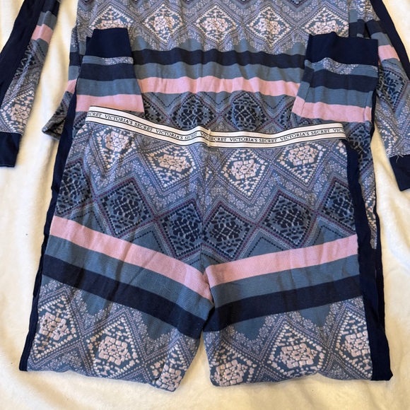 Victoria's Secret Fireside Long John Thermal Pajama Set Fairisle Vneck - Picture 6 of 6